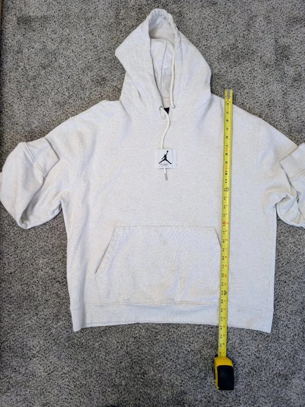 Nike Air Jordan Flight Hoody Light Grey Color Size XL